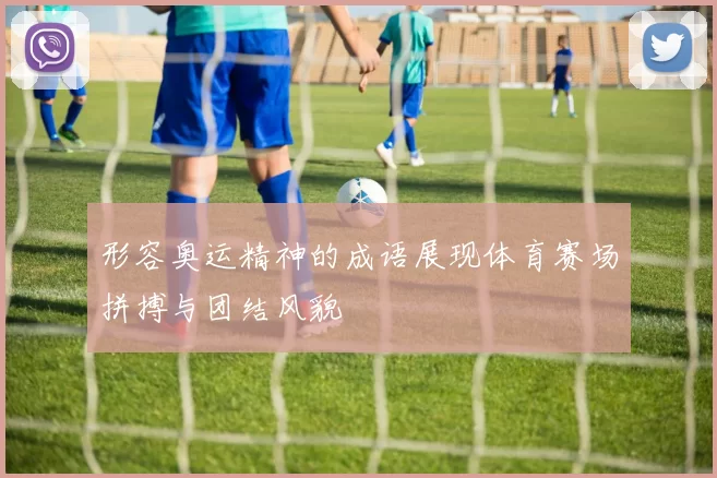 形容奥运精神的成语展现体育赛场拼搏与团结风貌