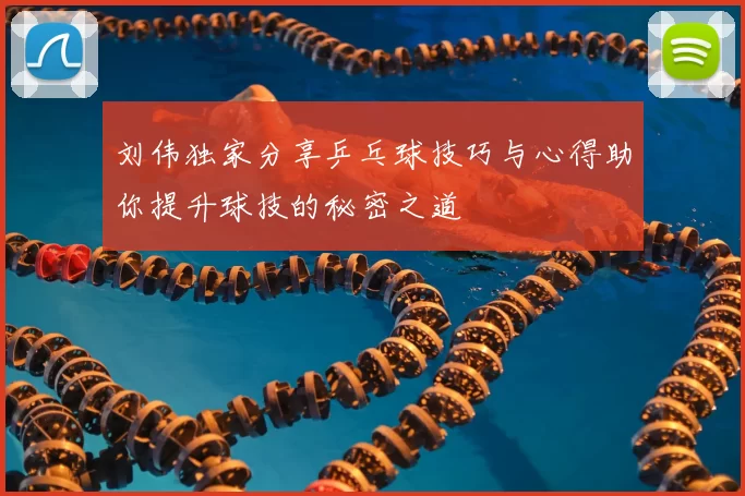 刘伟独家分享乒乓球技巧与心得助你提升球技的秘密之道