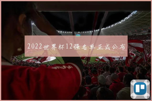 2022世界杯12强名单正式公布